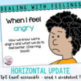 Identifying, managing feelings and emotions: angry boys