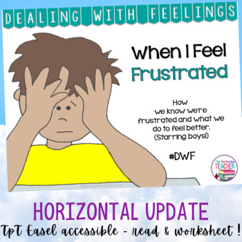 Preview of Identifying, managing feelings and emotions: frustrated boys