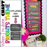 When I'm done Chart | Early Finishers | Chalkboard Brights 