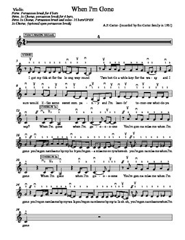 Preview of "When I'm Gone" ( Pitch Perfect, as transcribed for violin)