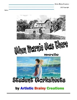 Preview of When Marnie Was There film Questions for Students