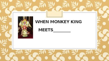 Preview of Editable When Monkey King Meets...Skit Project