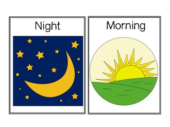 When Questions: Morning and Night by Sarah's Speech Corner | TPT