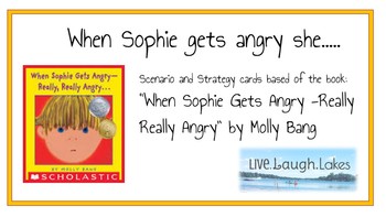 Preview of When Sophie Gets Angry Scenario and Strategy Cards