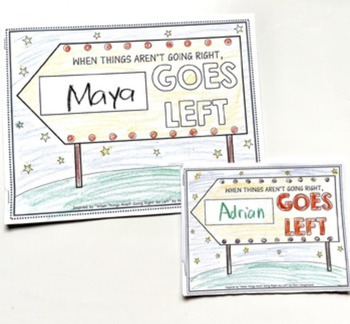 Preview of When Things Aren't Going Right, Go Left: Activity Booklet - Social Emotional SEL