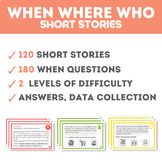 When Where Who Short Stories Open WH Question Comprehensio