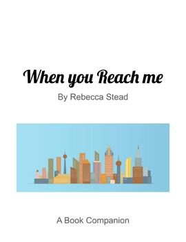 Preview of When You Reach Me Upper Elementary Montessori Book Study (Mentor Text)
