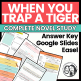 When You Trap a Tiger by Tae Keller - Printable + Digital 