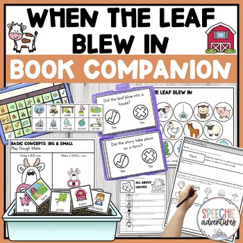 Preview of When the Leaf Blew In Printable Book Companion