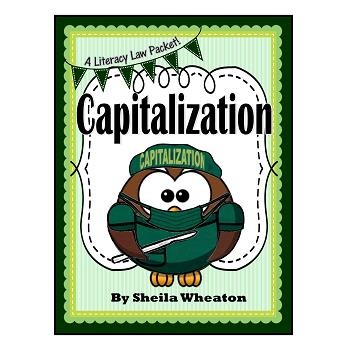 Preview of Capitalization-When to Use Capital Letters: A Literacy Packet for Young Writers