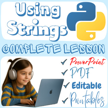 Preview of When to Use the String Data Type in Python | Complete Coding Lessons.