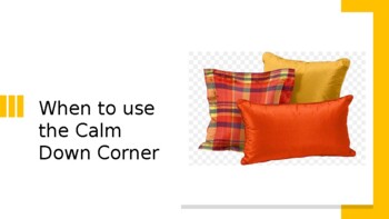 Preview of When to use a calming corner and behavior chart