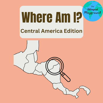 Preview of Where Am I? (Central America Geography Packet)