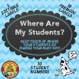 Where Are My Students? Editable Student Management Labels-