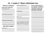 Where Californians Live Notes
