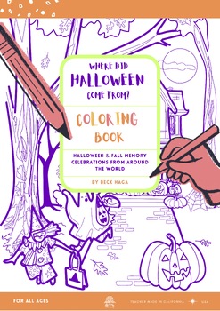 Preview of Where Did Halloween Come From? Coloring Book Halloween & Fall Memory Celebration