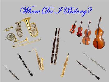 Preview of Where Do I Belong?-Instrument Classification (Brass, WW, Strings)-SMRTBD/NTBK