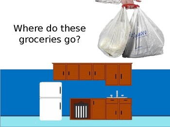 Preview of Where Do The Groceries Go? - Life Skills / Independent Living Skills