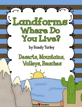 Preview of Landforms:  Where Do you Live?/Distance Learning
