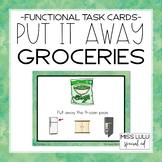 Put It Away: Groceries {Functional Task Cards}