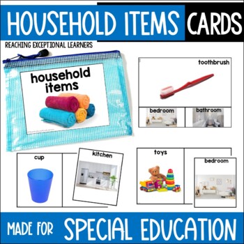 Preview of Household Items Task Card Set