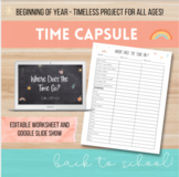 Where Does the Time Go? Time Capsule Project - Back to Sch