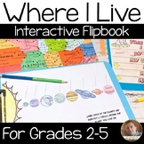 Where I Live Flip Book: A Social Studies Map Skills Activi