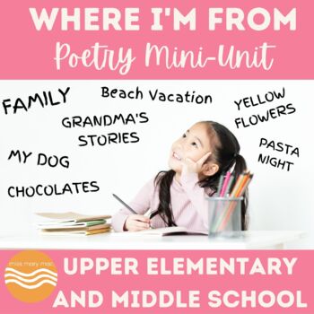 Preview of Where I'm From Poem Mini Unit