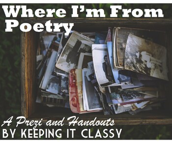 Preview of Where I'm From Poetry--A Prezi and Handouts