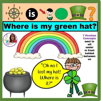 Preview of Where Is My Green Hat St Patrick's Day FREEBIE