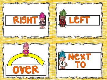 Where is My Troll? Position Words Creation by Kindergarten Smorgasboard