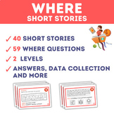 Where Question Short Stories Wh Question Auditory Reading 