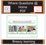Where Questions  at home - PDF