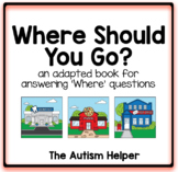Where Should You Go? Adapted Book for Children with Autism