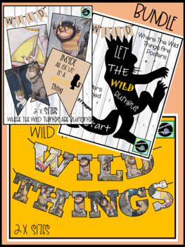 Preview of Where The Wild Things Are Classroom Decor