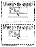 "Where are the Animals?" - prepositional little reader