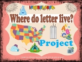 Where do letters live? Project. Distance Learning