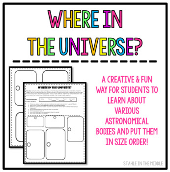 Preview of Where in the Universe Activity