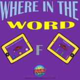 Where in the Word F for BOOM Cards