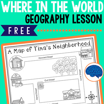 Preview of "Where in the World?" A free mini-geography unit for first grade