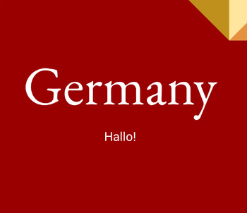 Preview of Where in the World - Germany Google Slides