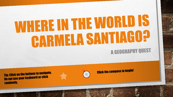Preview of Where in the World is Carmela Santiago? BUNDLE #1