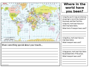 Preview of Where in the world have YOU been?
