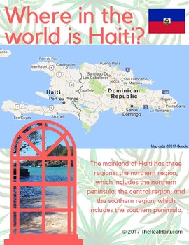 Where In The World Is Haiti By Therealhaiti Teachers Pay Teachers
