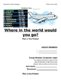 Where in the world would you go? Plan a trip project