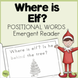 Where is Elf? Christmas Emergent Reader - Prek & Kindergar