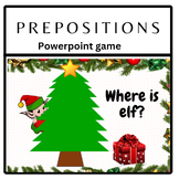 Prepositions activity - Interactive "Where is elf?" game