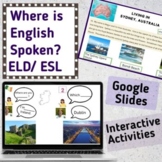 Where is English Spoken? ESL Interactive Google Slides