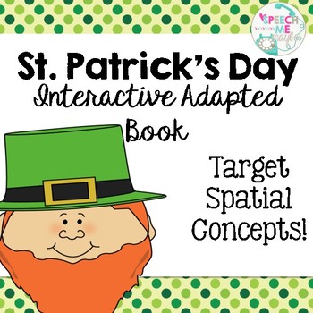 Preview of St. Patrick's Day Interactive Book with Spatial Concepts