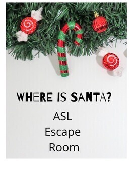 Preview of Where is Santa? ASL Escape Room Around the World